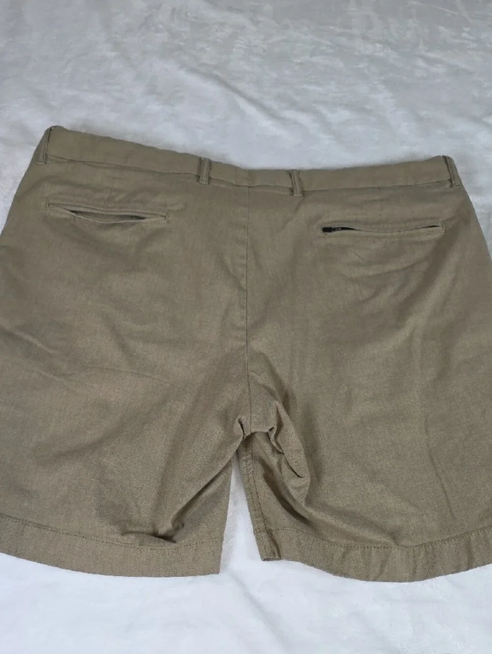 Nordstrom Men's Tech-Smart Flat Front Shorts Tan Size 40W